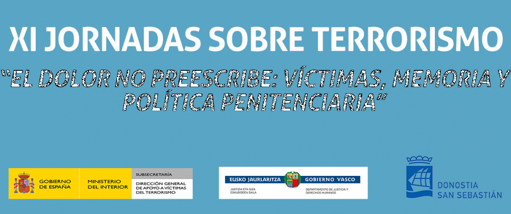 XI Jornadas de la AVT sobre terrorismo en el País Vasco