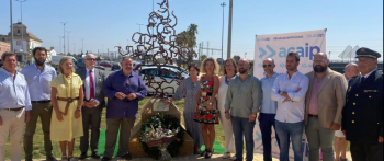Maite Araluce asiste a la inauguración de un monumento dedicado a los funcionarios de prisiones víctimas del terrorismo