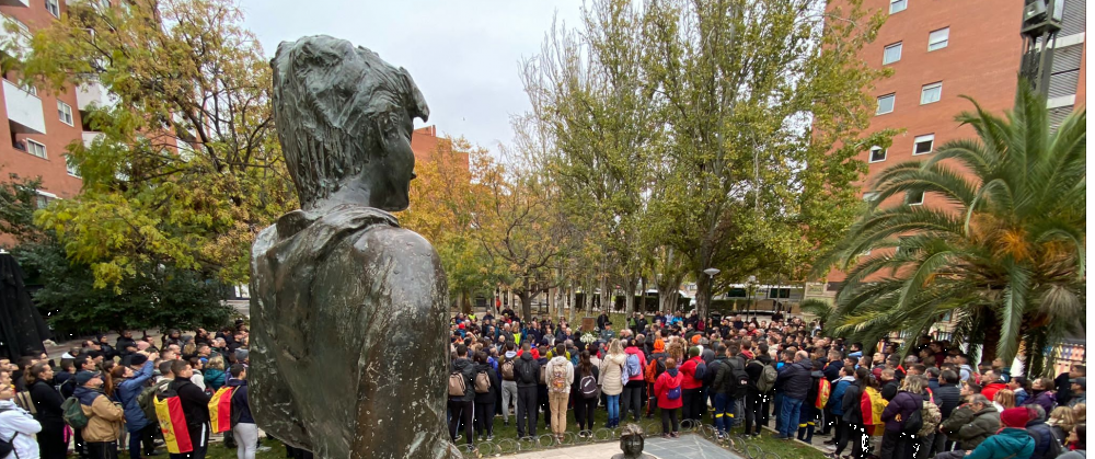 Homenaje en Zaragoza en memoria de las víctimas del atentado de la Casa Cuartel