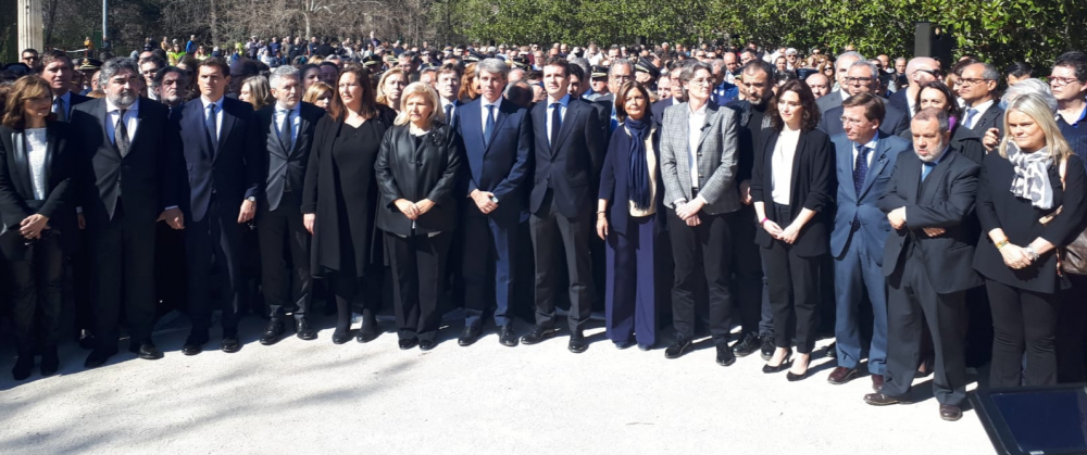Madrid rinde homenaje a las víctimas del terrorismo en su Día Europeo con un recuerdo especial al 15 aniversario del 11M