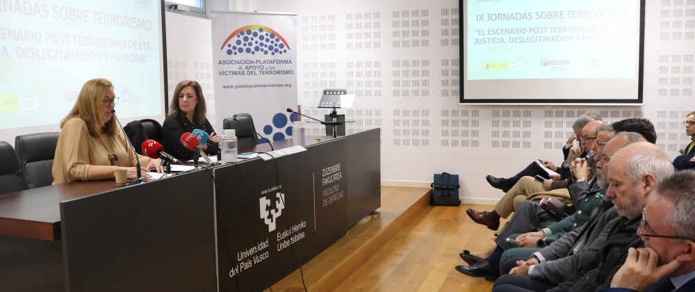 La AVT celebra sus IX jornadas sobre terrorismo en el País Vasco