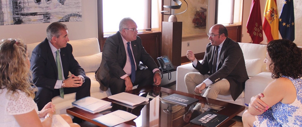 El Presidente de la AVT se reúne con el Presidente de la Región de Murcia