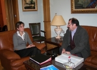 El delegado de la AVT en Murcia se reúne con la alcaldesa de Archena