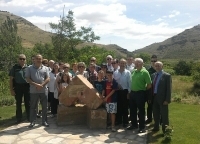 La AVT asiste a la inauguración de un parque en Brea de Aragón en memoria de las víctimas del terrorismo