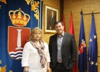 La presidenta de la AVT se reúne con el alcalde madrileño Humanes

