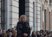 Ángeles Pedraza asistió a los actos institucionales en Madrid por el 11-M
