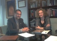 El delegado de la AVT en Valencia se reúne con la alcaldesa de Torrent