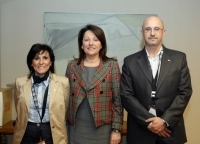 Encuentro con la vicepresidenta de las Cortes de Aragón y cita con estudiantes en Zaragoza