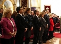 Ángeles Pedraza asiste en Murcia a un acto con el Consejero de Presidencia, Manuel Campos