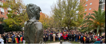 Homenaje en Zaragoza en memoria de las víctimas del atentado de la Casa Cuartel