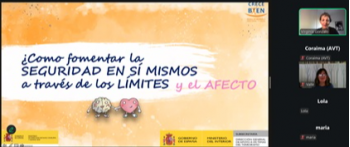 Taller de familias en la AVT