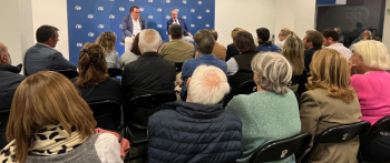 Miguel Folguera participa en una charla en Boadilla del Monte sobre el relato de las víctimas del terrorismo