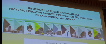 La AVT asiste en Valencia al Proyecto Educativo Memoria y Prevención del Terrorismo