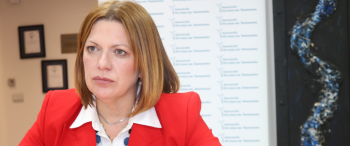 Lucía Ruiz García, presidenta de la AVT, reconocida como Hija Predilecta de Zaragoza
