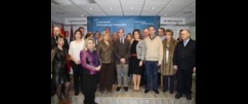 Ana Botella y Ángeles Pedraza inauguran la nueva sede de la AVT