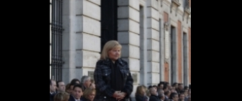 Ángeles Pedraza asistió a los actos institucionales en Madrid por el 11-M