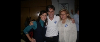 Ángeles Pedraza visita junto a David Bustamente y Malena Alterio la Asociación Dedines	
