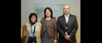 Encuentro con la vicepresidenta de las Cortes de Aragón y cita con estudiantes en Zaragoza