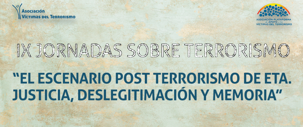 IX Jornadas de la AVT en el País Vasco sobre terrorismo