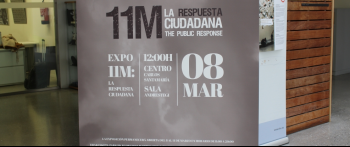 Exposición '11M, la respuesta ciudadana' en San Sebastián